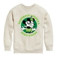 thumbnail image 1 of Disney - Shamrock Wishes Irish Kisses - Toddler And Youth Crewneck Fleece Sweatshirt, 1 of 5