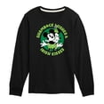 thumbnail image 1 of Disney - Shamrock Wishes Irish Kisses - Toddler And Youth Long Sleeve Graphic T-Shirt, 1 of 5