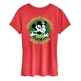 thumbnail image 1 of Disney - Shamrock Wishes Irish Kisses - Women's Short Sleeve Graphic T-Shirt, 1 of 5