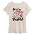thumbnail image 1 of Disney - Shell We Be Friends  - Juniors Ideal Flowy Muscle T-Shirt, 1 of 4
