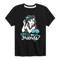 thumbnail image 1 of Disney - Shell We Be Friends  - Toddler & Youth Short Sleeve Graphic T-Shirt, 1 of 5