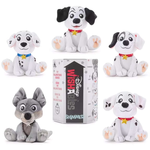 Disney Shimmer Series 101 Dalmatians Micro Plush Mystery Pack [1 RANDOM Figure]
