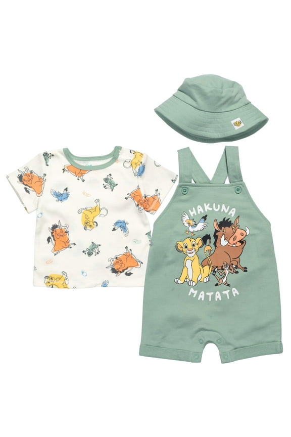 Disney Short T-Shirt and Hat Outfit Sets (Boy's), 3 Piece