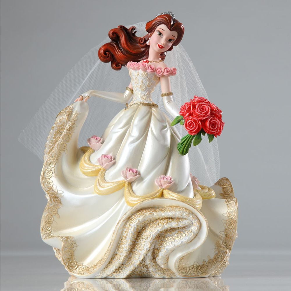 open lace back dress Belle Beauty and The Beast Wedding Dress – Mermaidcosplay main image 0