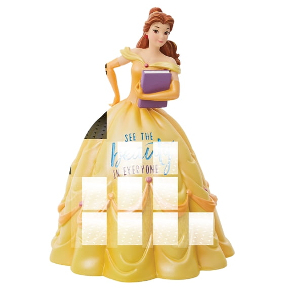 Enesco Disney Showcase Belle Princess Expression Figurine, Resin Multicolor 6in H
