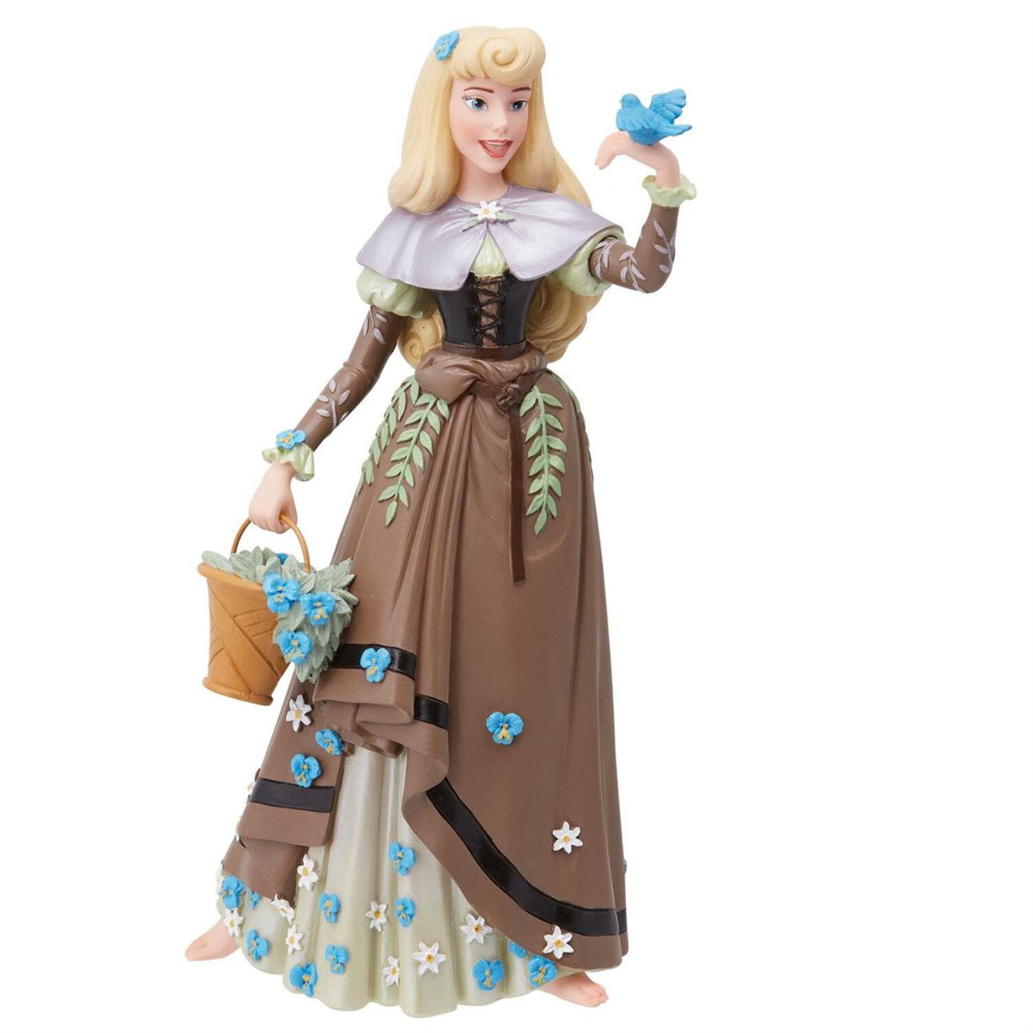 Disney Botanical Collection Briar Rose Figurine with Woodland Flowers