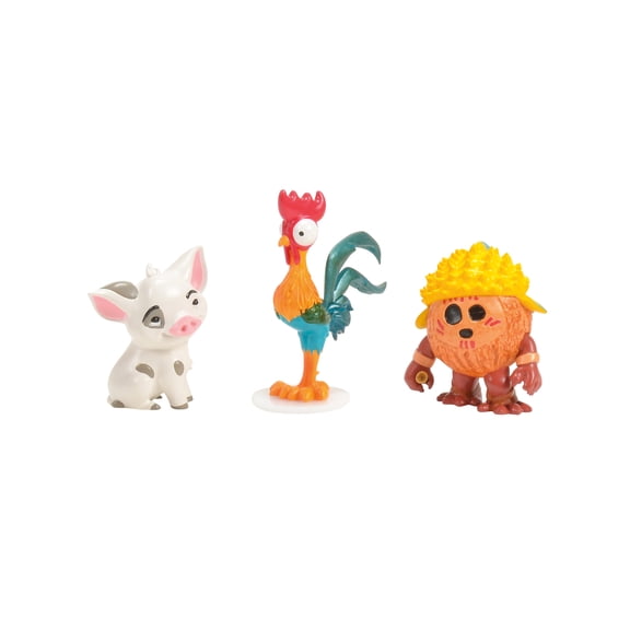 Enesco Disney Showcase Moana Mini Figurine Set, 3 piecest 2in H