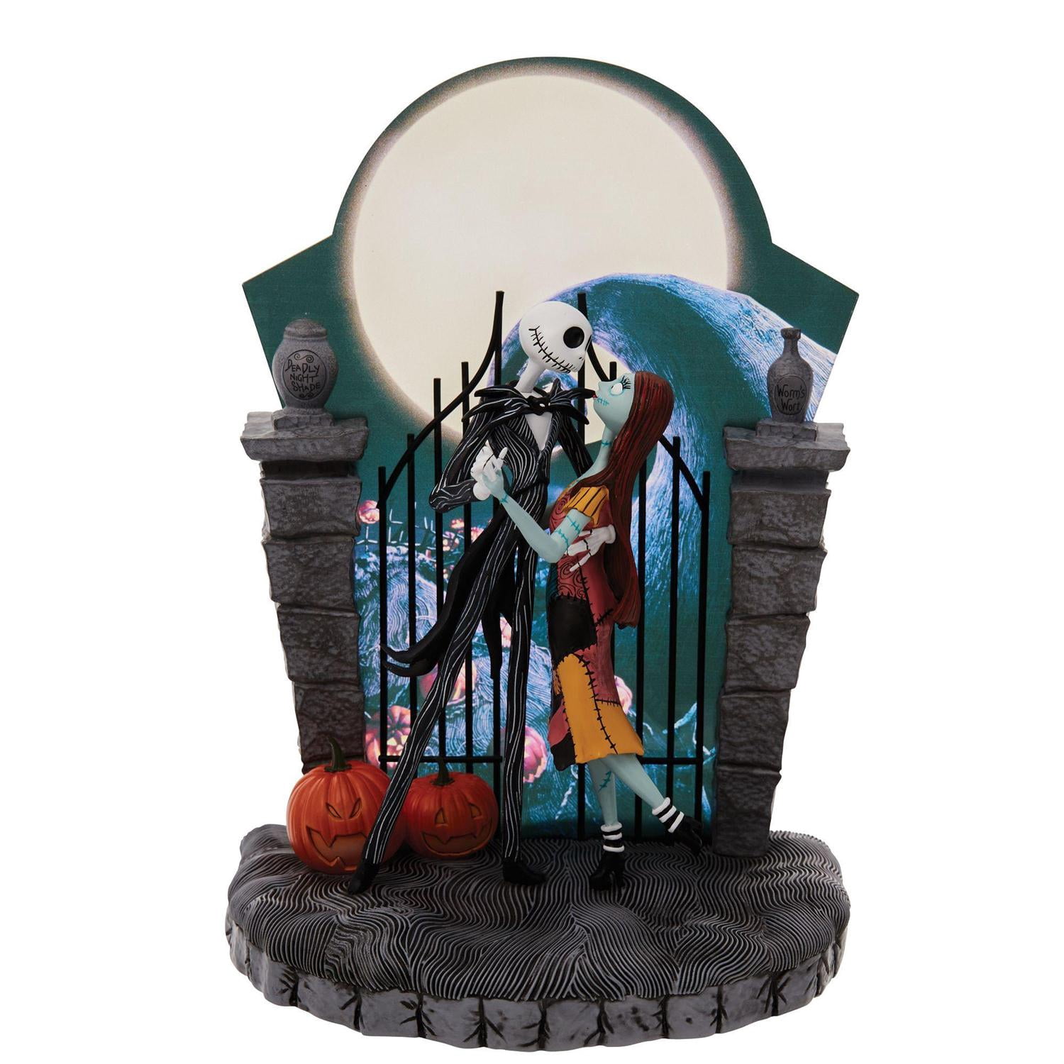 Disney Showcase Nightmare Before Christmas Jack and Sally Dancing Lit