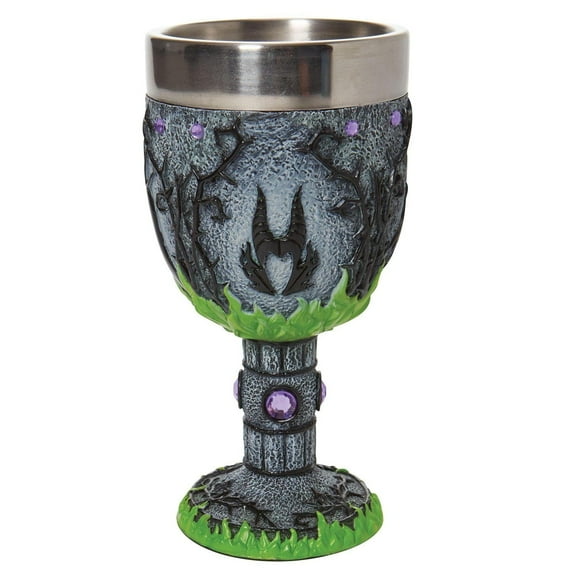 Disney Showcase Sleeping Beauty Maleficent Goblet 7.1in H