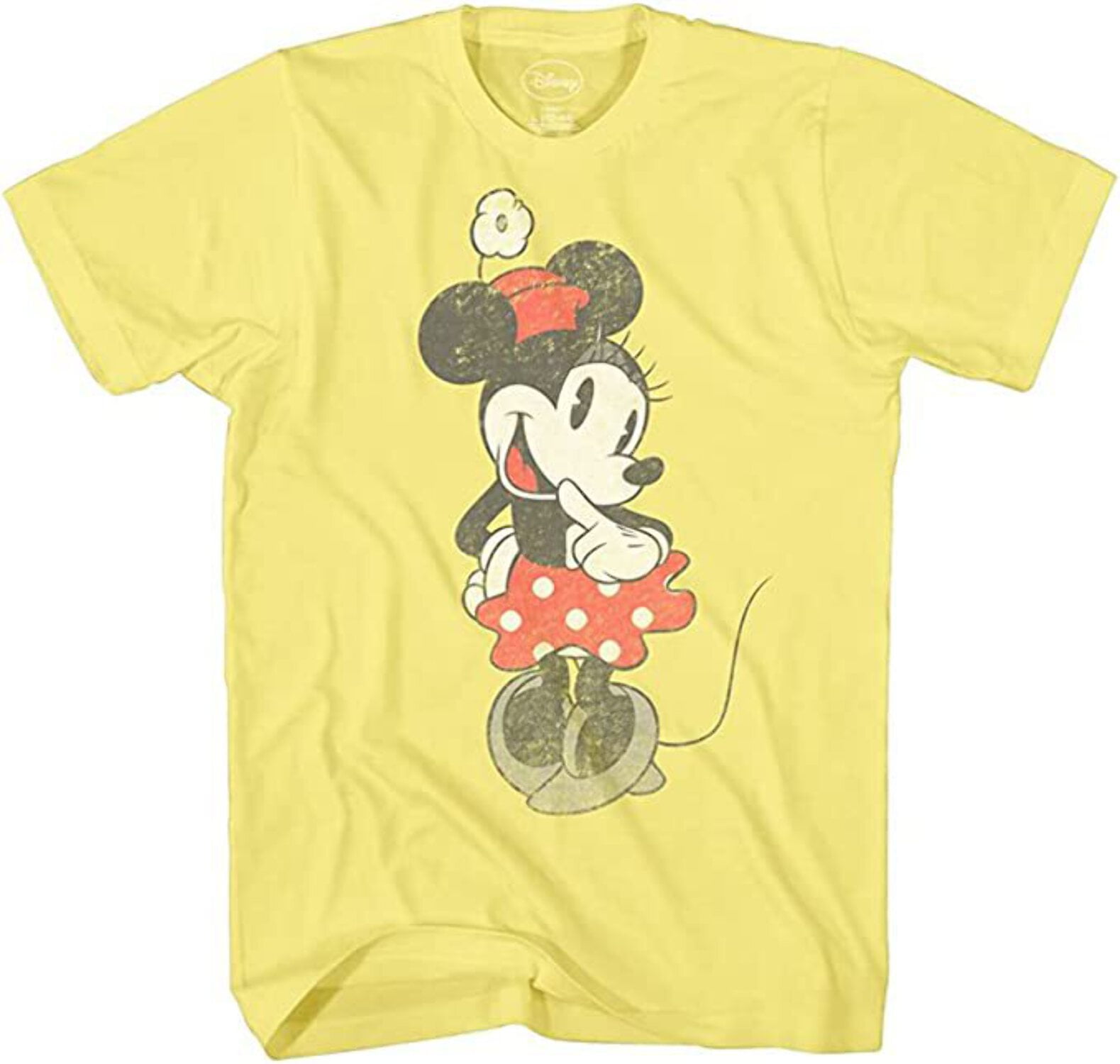 Disney Shy Minnie Mouse Graphic Tee Classic Vintage Disneyland