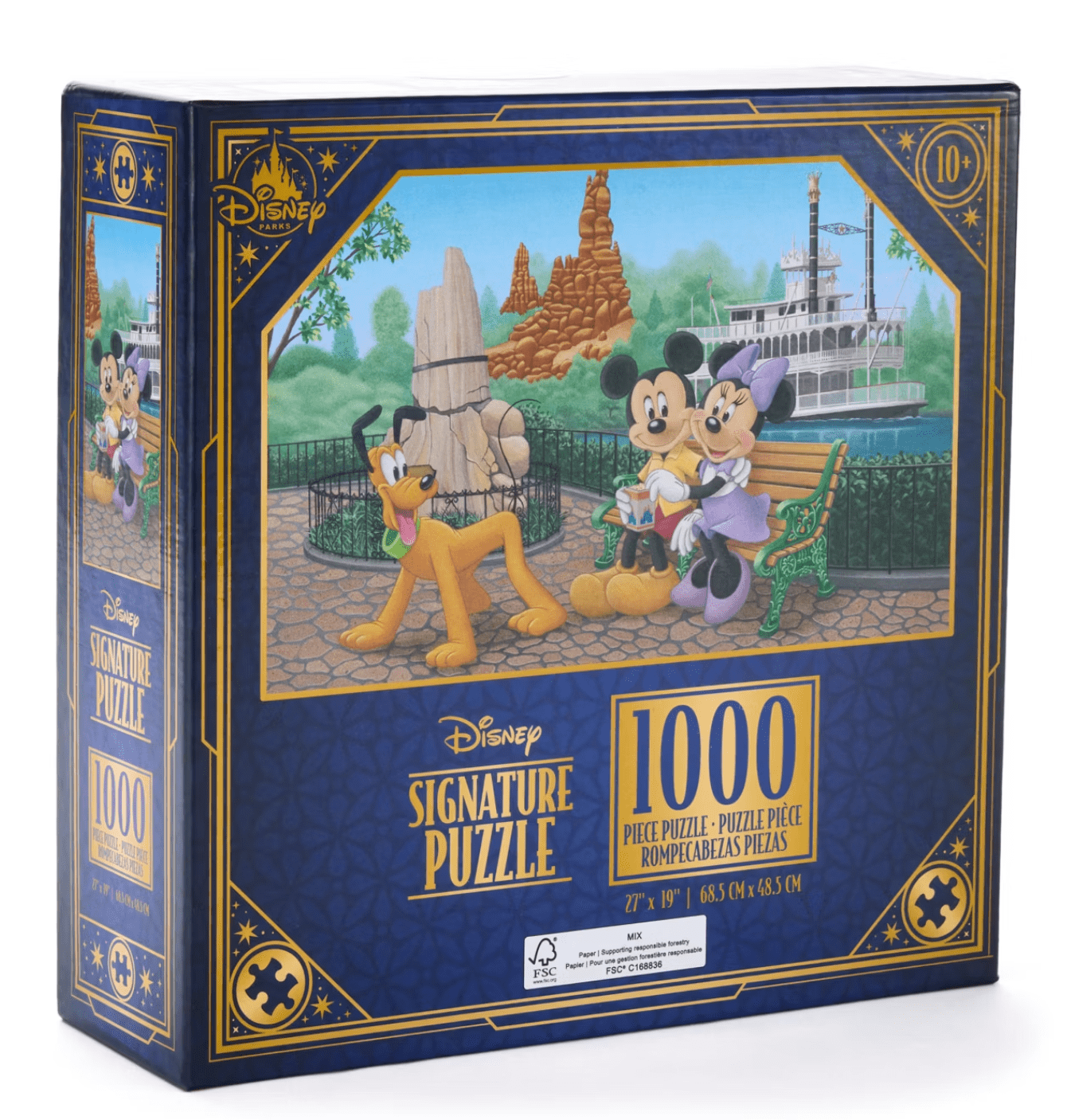 Disney Signature Puzzle Mickey Minnie Pluto in Disneyland 1000