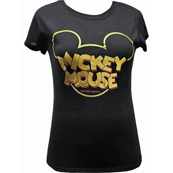 Disney Mickey Logo Adult Baby Tee (Women's), S-XL