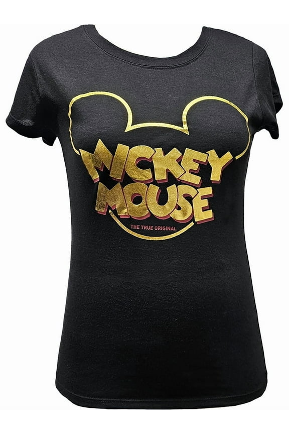 Mickey Logo Adult Baby Tee (Women's), S-XL