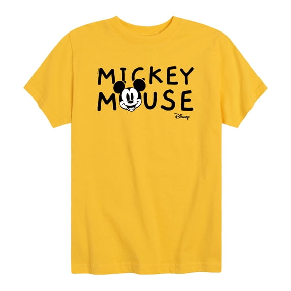 Disney - Simple Mickey Mouse - Toddler Boys Short Sleeve Graphic T-Shirt