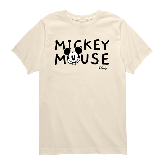 Disney - Simple Mickey Mouse - Toddler Boys Short Sleeve Graphic T-Shirt