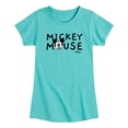 thumbnail image 1 of Disney - Simple Mickey Mouse Toddler Girls' Toddler Short Sleeve Graphic T-Shirt, 1 of 3