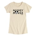 thumbnail image 1 of Disney - Simple Mickey Mouse Toddler Girls' Toddler Short Sleeve Graphic T-Shirt, 1 of 3