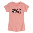 thumbnail image 1 of Disney - Simple Mickey Mouse Toddler Girls' Toddler Short Sleeve Graphic T-Shirt, 1 of 3