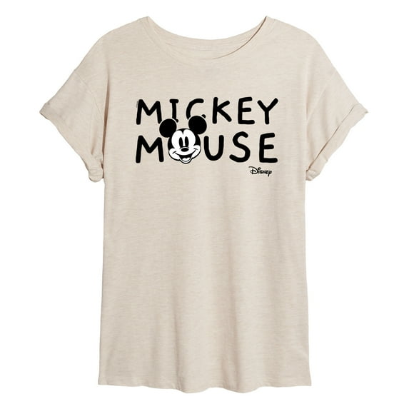 Disney - Simple Mickey Mouse - Women's Oversized T-Shirt