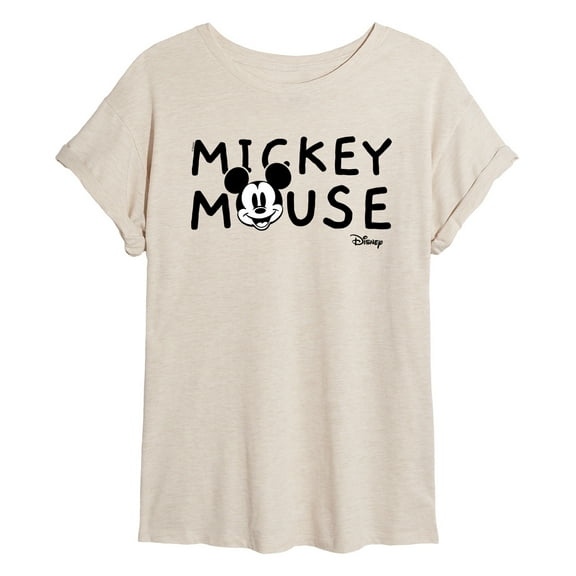 Disney - Simple Mickey Mouse - Women's Oversized T-Shirt