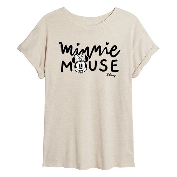Disney - Simple Minnie Mouse - Juniors Ideal T-Shirt