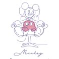 thumbnail image 1 of Disney Simple Moments Line Art - Mickey Mouse Wall Poster, 22.375" x 34", 1 of 4