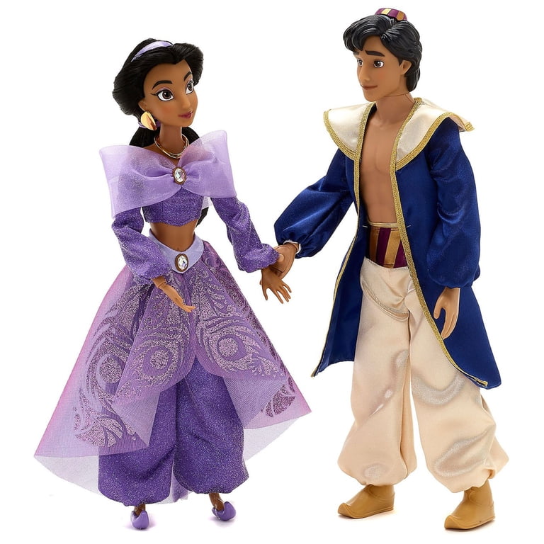 Disney Aladdin and Jasmine Singing Duet Doll Set New with Box