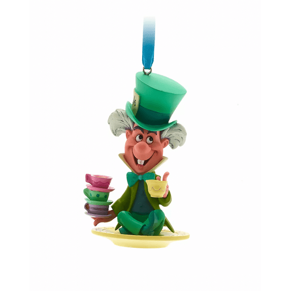 Disney Sketchbook Mad Hatter Alice in Wonderland Christmas Ornament New with Tag