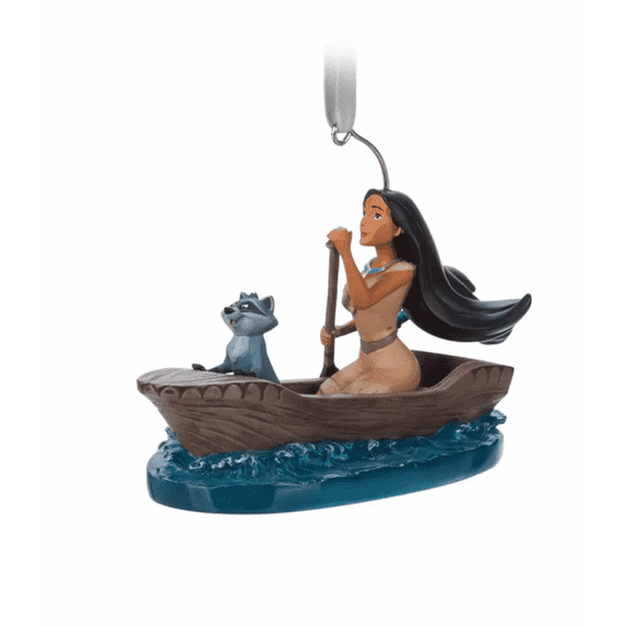 Disney Sketchbook Pocahontas and Meeko Fairytale Christmas Ornament New with Tag