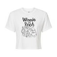 thumbnail image 1 of Disney - Sketched Character Group - Juniors Cropped Cotton Blend T-Shirt, 1 of 4