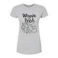thumbnail image 1 of Disney - Sketched Character Group - Juniors Fitted Graphic T-Shirt, 1 of 4