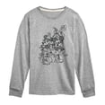 thumbnail image 1 of Disney - Sketchy Mickey Bffs - Youth Boys Long Sleeve Graphic T-Shirt, 1 of 4