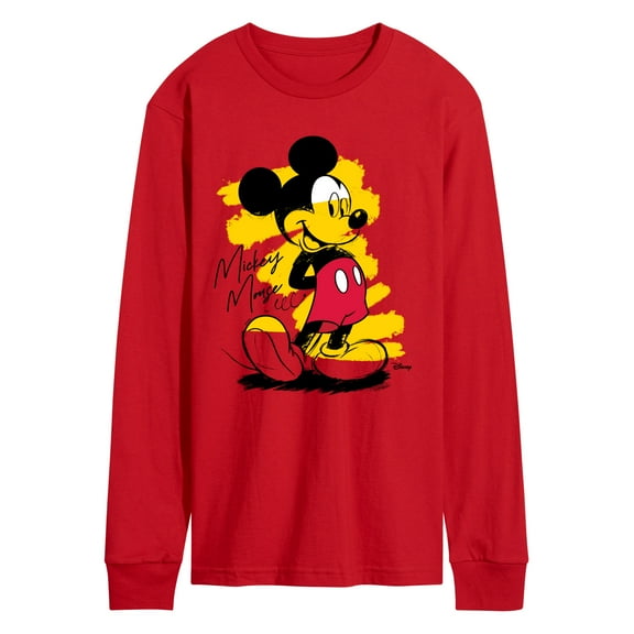 Disney - Sketchy Mickey - Men's Long Sleeve Graphic T-Shirt