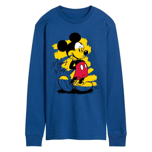 Disney - Sketchy Mickey - Men's Long Sleeve Graphic T-Shirt