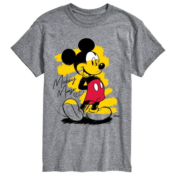 Disney - Sketchy Mickey - Men's Short Sleeve Graphic T-Shirt