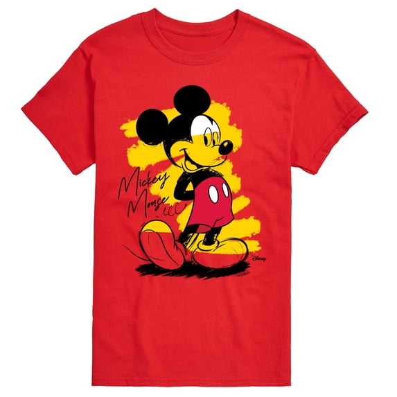 Disney - Sketchy Mickey - Men's Short Sleeve Graphic T-Shirt