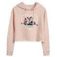 thumbnail image 1 of Disney - Ski Lift Heart - Juniors Cropped Pullover Hoodie, 1 of 5