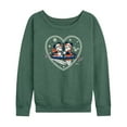 thumbnail image 1 of Disney - Ski Lift Heart - Women's Lightweight French Terry Long Sleeve Shirt, 1 of 5