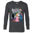 thumbnail image 1 of Disney Sleeping Beauty Characters T-Shirt - Long Sleeve T-Shirt for Men - Customized-Charcoal Heather, 1 of 5