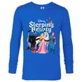 thumbnail image 1 of Disney Sleeping Beauty Characters T-Shirt - Long Sleeve T-Shirt for Men - Customized-Royal, 1 of 5