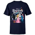 thumbnail image 1 of Disney Sleeping Beauty Characters T-Shirt - Short Sleeve T-Shirt for Kids - Customized-Navy, 1 of 5