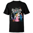 thumbnail image 1 of Disney Sleeping Beauty Characters T-Shirt - Short Sleeve T-Shirt for Kids - Customized-Black, 1 of 5