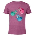 thumbnail image 1 of Disney Sleeping Beauty Good Fairies Flora Fauna Merryweather - Short Sleeve Blended T-Shirt for Adults - Customized-Purple, 1 of 5