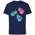 thumbnail image 1 of Disney Sleeping Beauty Good Fairies Flora Fauna Merryweather - Short Sleeve Cotton T-Shirt for Adults - Customized-Navy, 1 of 5