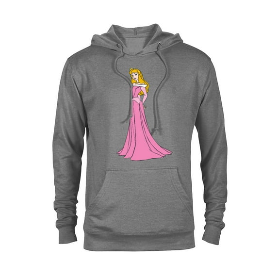 Disney Sleeping Beauty Princess Aurora Classic T-Shirt - Pullover Hoodie for Adults - Customized-Graphite Heather