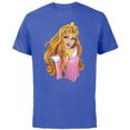 thumbnail image 1 of Disney Sleeping Beauty Princess Aurora Graphic T-Shirt - Short Sleeve Cotton T-Shirt for Adults - Customized-Royal Heather, 1 of 5