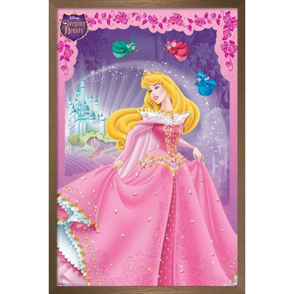 Disney Sleeping Beauty Wall Poster, 14.725" x 22.375", Framed