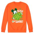 thumbnail image 1 of Disney - Slice Of Luck - Men's Crew Neck Fleece Pullover, 1 of 6