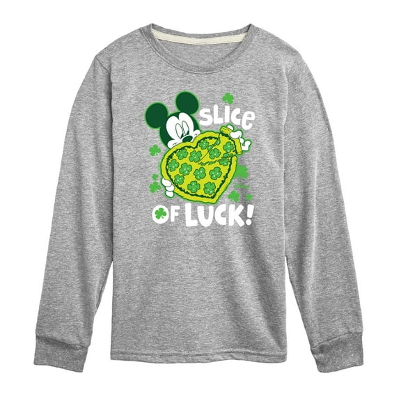Disney - Slice Of Luck - Toddler And Youth Long Sleeve Graphic T-Shirt
