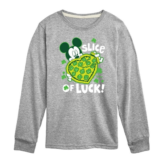 Disney - Slice Of Luck - Toddler And Youth Long Sleeve Graphic T-Shirt
